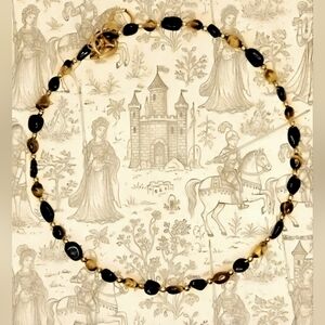 Tiger's Eye & Black Tourmaline Necklace Prescription For Healing Trauma